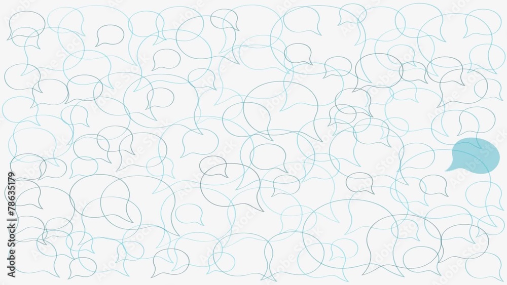 juddering blue speech bubbles of different size and color juddering blue speech bubbles of different size and color