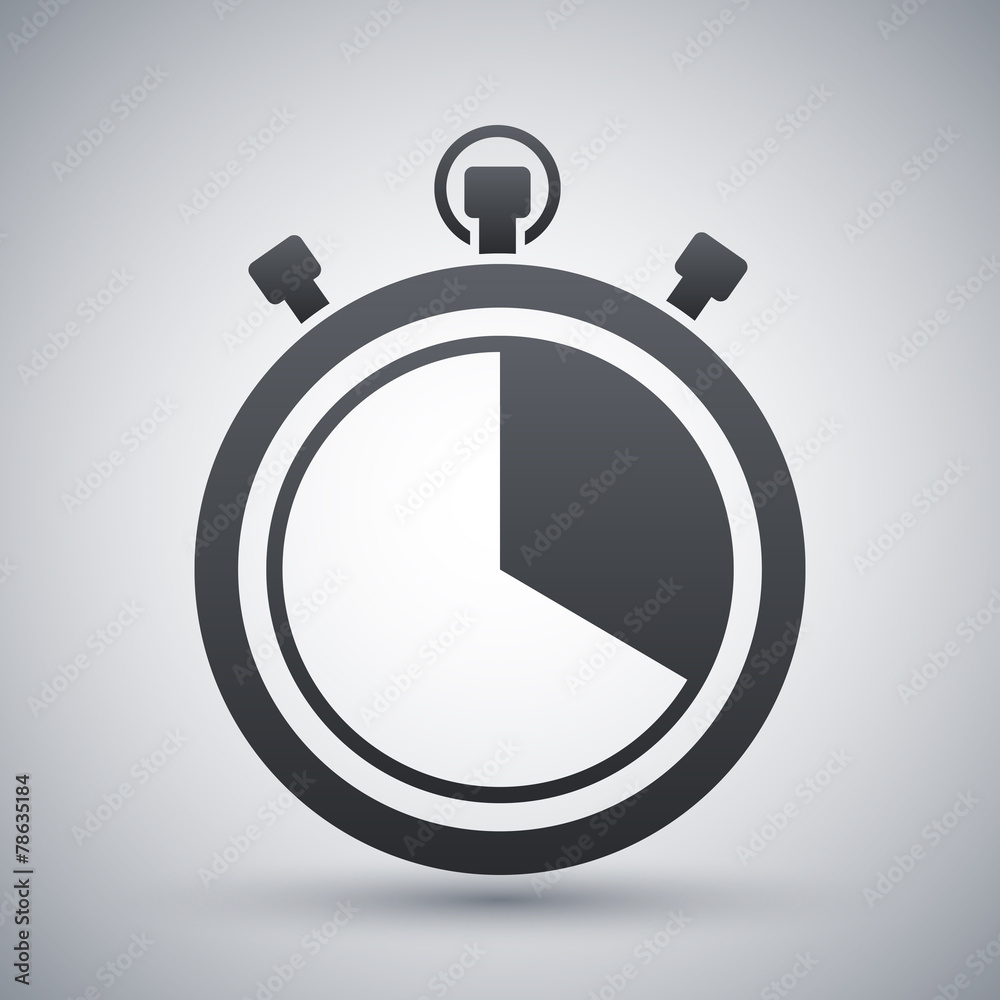 Vector stopwatch icon Vector stopwatch icon