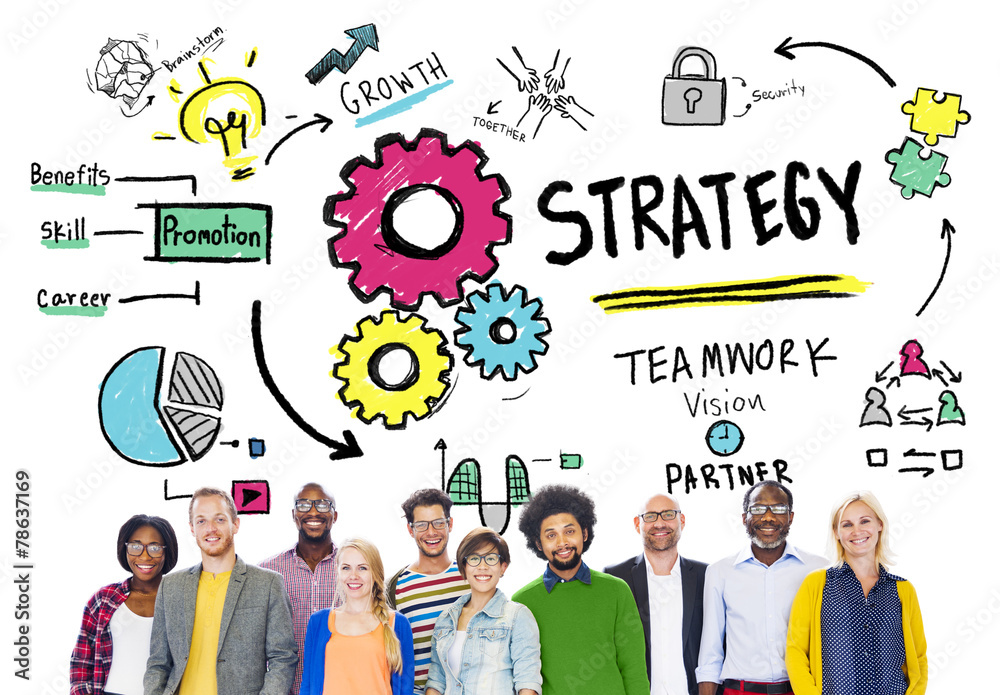 Strategy Solution Tactics Teamwork Growth Vision Concept Strategy Solution Tactics Teamwork Growth Vision Concept