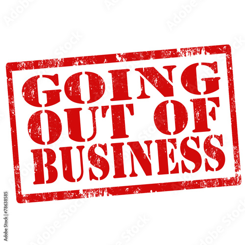Going Out Of Business-stamp