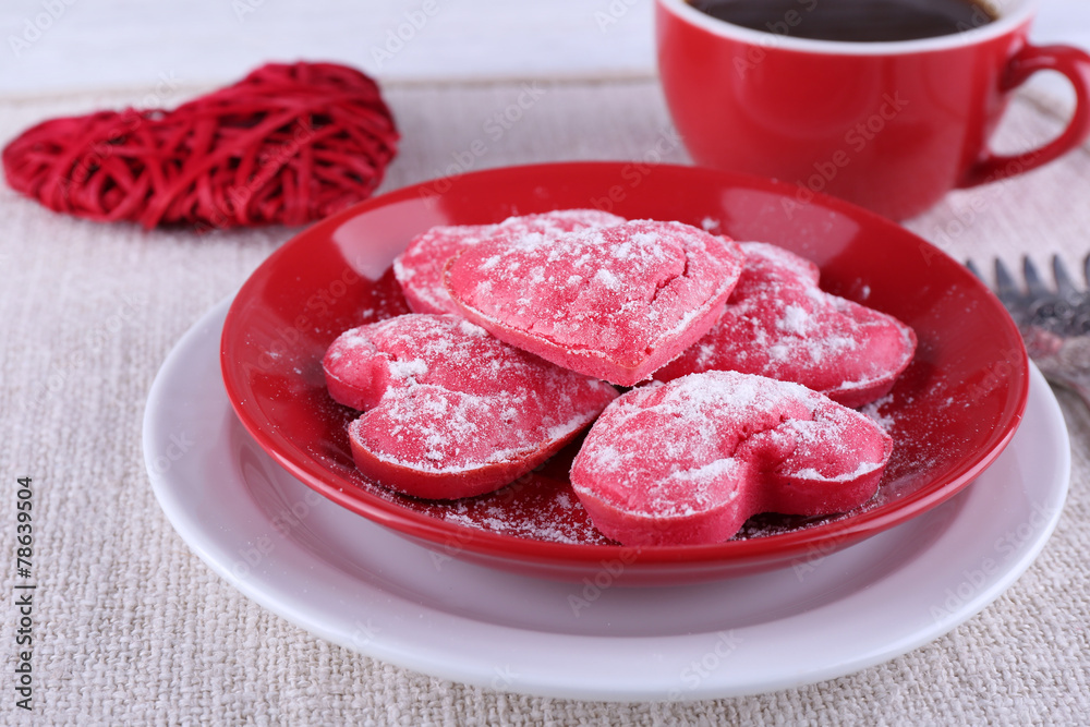 Cookies in form of heart Cookies in form of heart