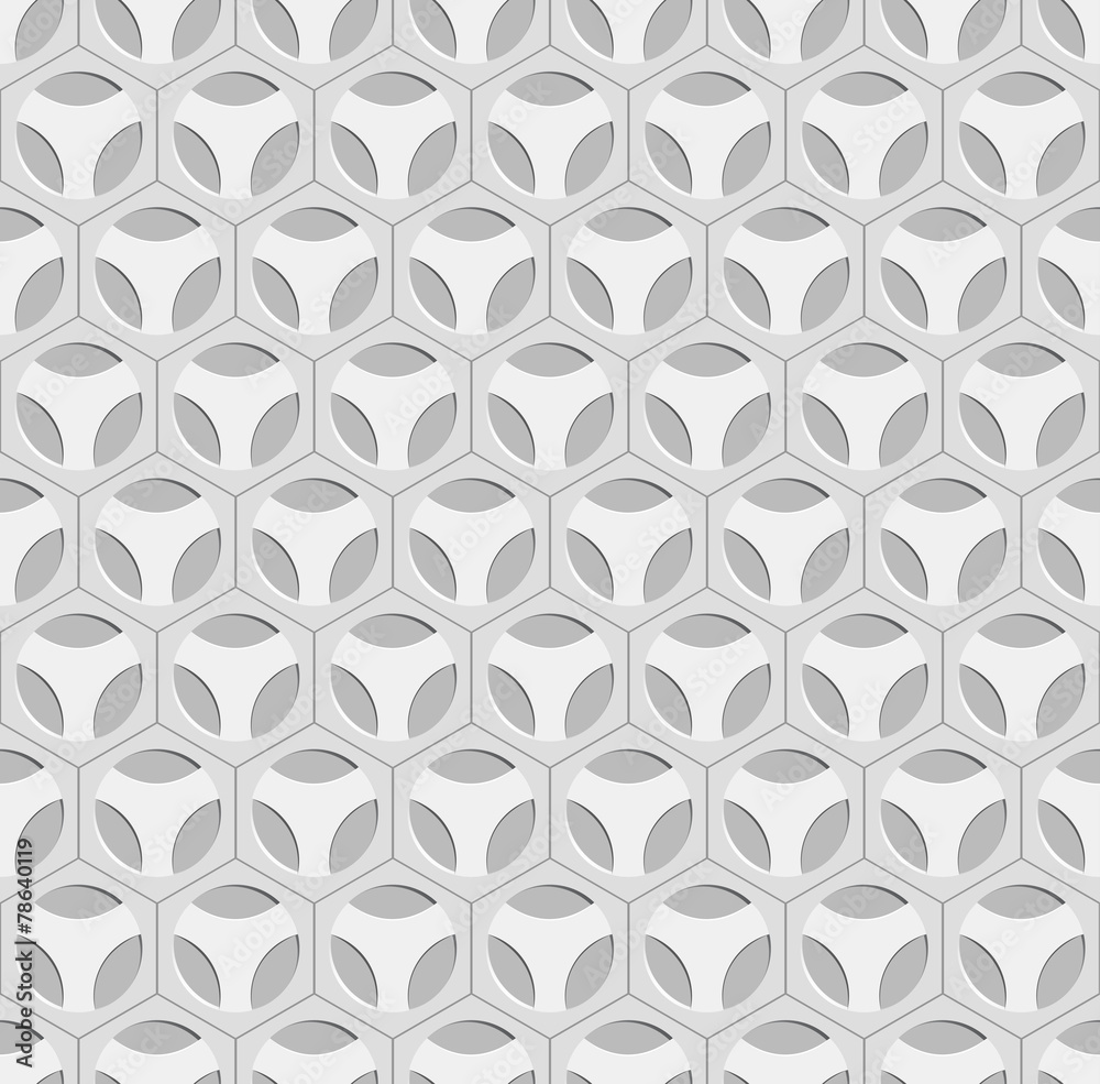 Seamless Gray Ornate Pattern Seamless Gray Ornate Pattern