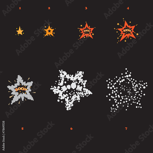 Boom vector illustration