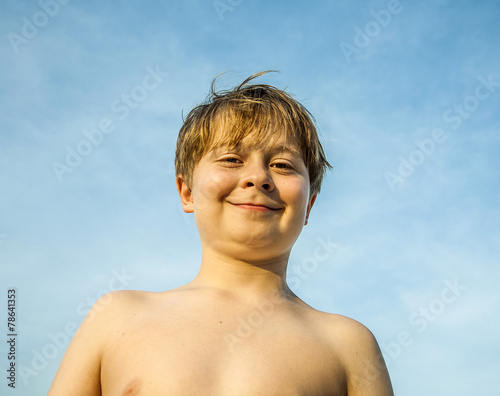 happy smiling young boy