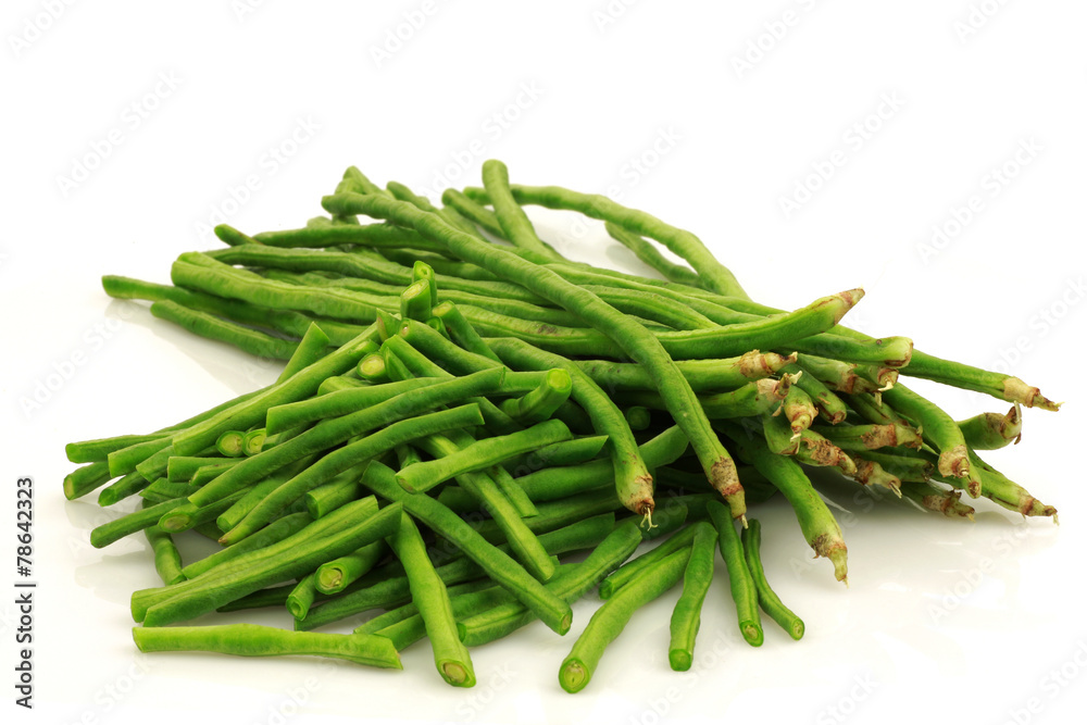 long beans(Vigna unguiculata subsp. sesquipedalis) long beans(Vigna unguiculata subsp. sesquipedalis)