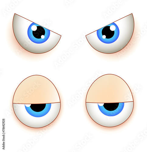 Angry and Lazy Eyes