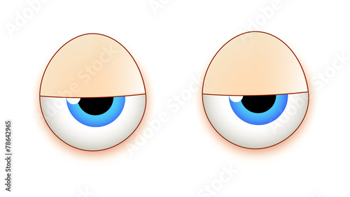 Lazy Cartoon Eyes