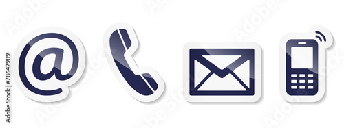 Contact Us – Nightblue sticker icons