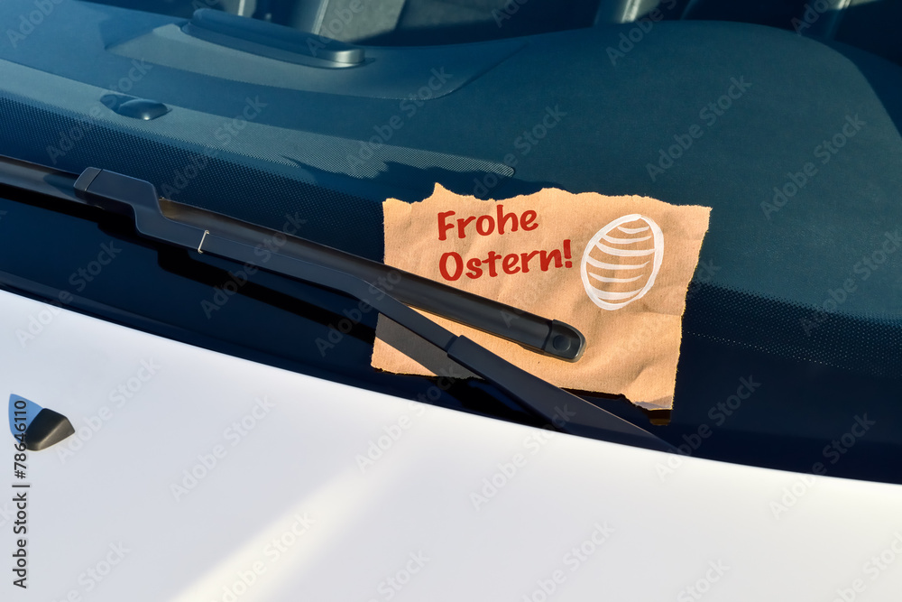 Naklejka premium Frohe Ostern