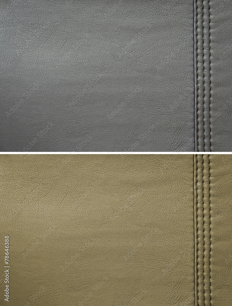 Fototapeta premium set texture of artificial leather background