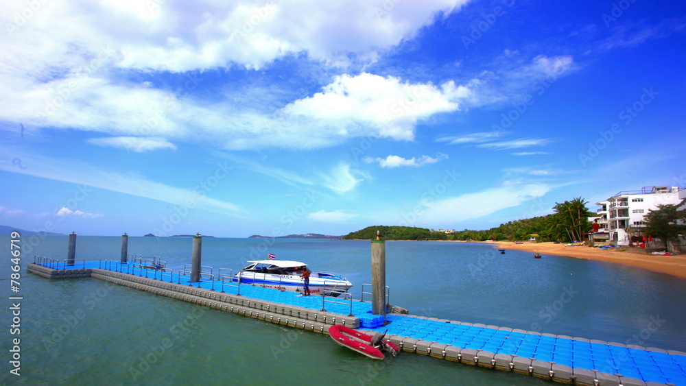 4K Time lapse at Bophut beach in Koh Samui. Thailand video 4K Time lapse at Bophut beach in Koh Samui. Thailand video