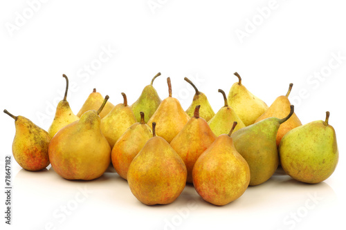 cooking pears "Gieser Wildeman" on a white background