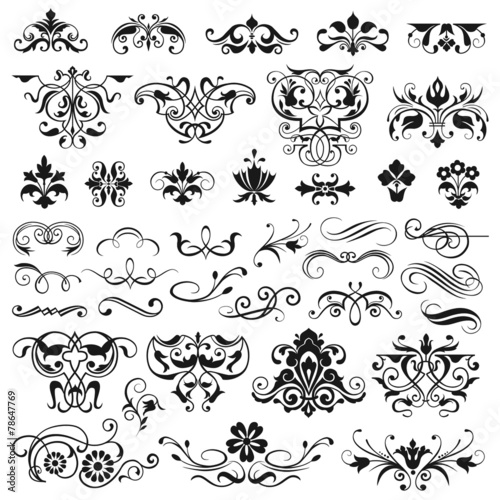 Set of graphic elements for design