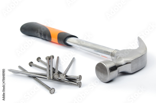 Hammer with nails