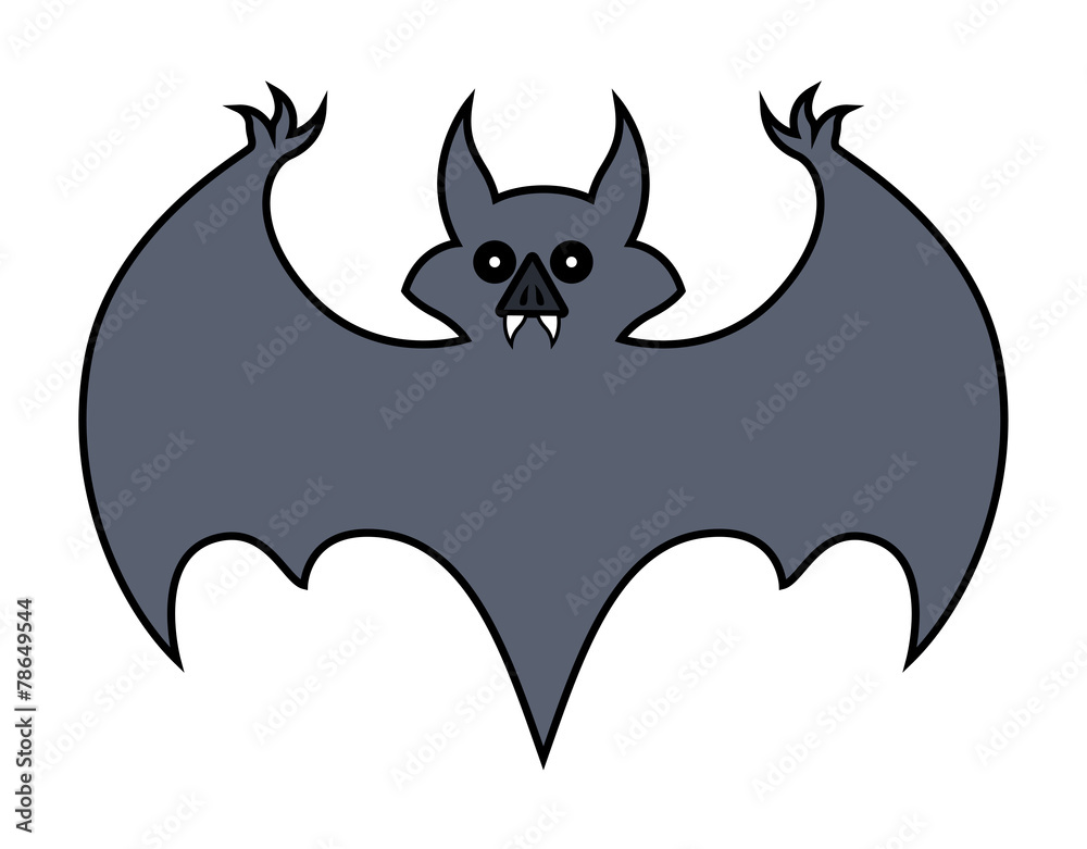 Bat Cartoon - Halloween Vector Illustration Bat Cartoon - Halloween Vector Illustration