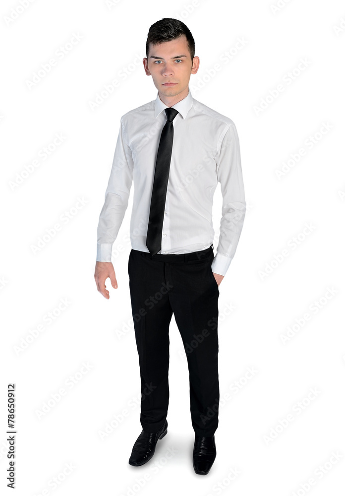 Business man looking camera Business man looking camera