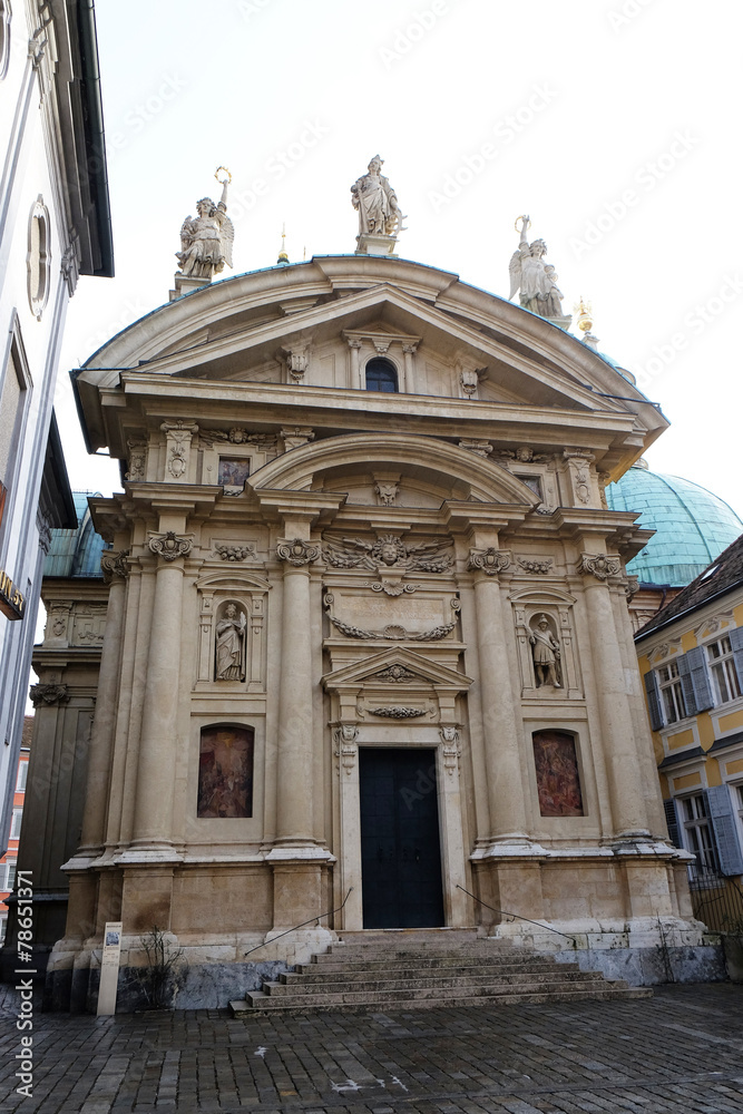 St. Catherine church and Mausoleum of Ferdinand II,Graz,Austria