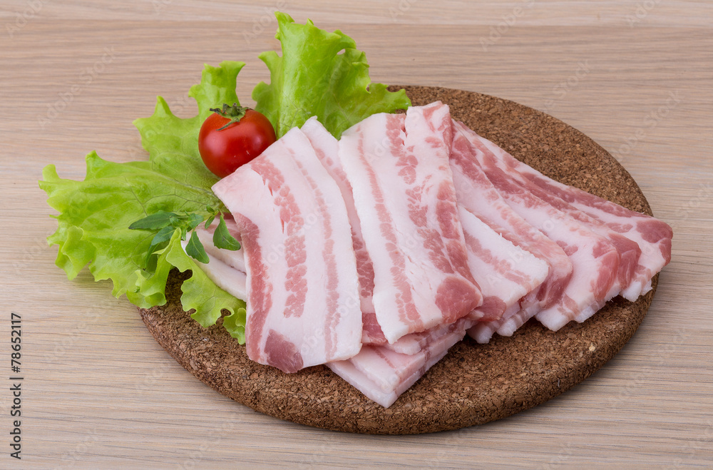 Sliced bacon