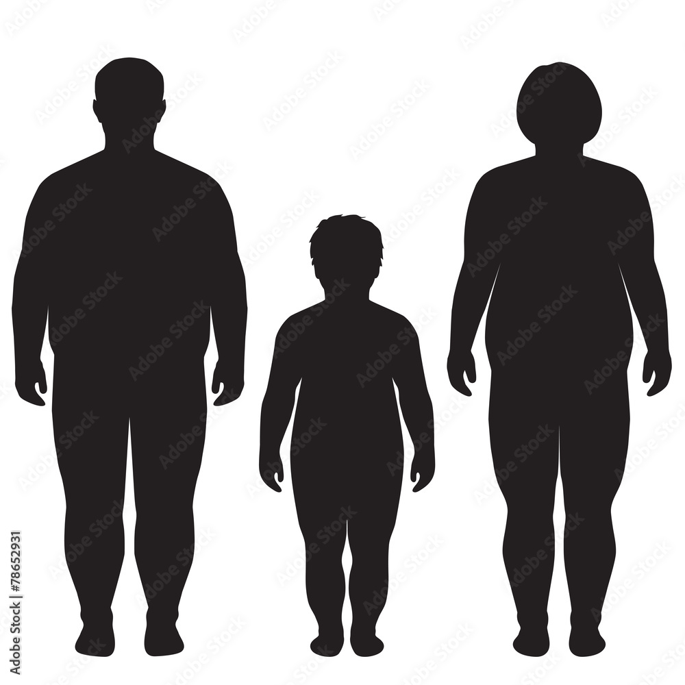 vector fat body, weight loss, overweight silhouette vector fat body, weight loss, overweight silhouette