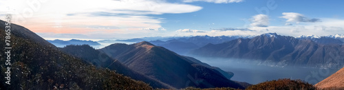 View of the Lake Maggiore