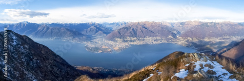View of the Lake Maggiore