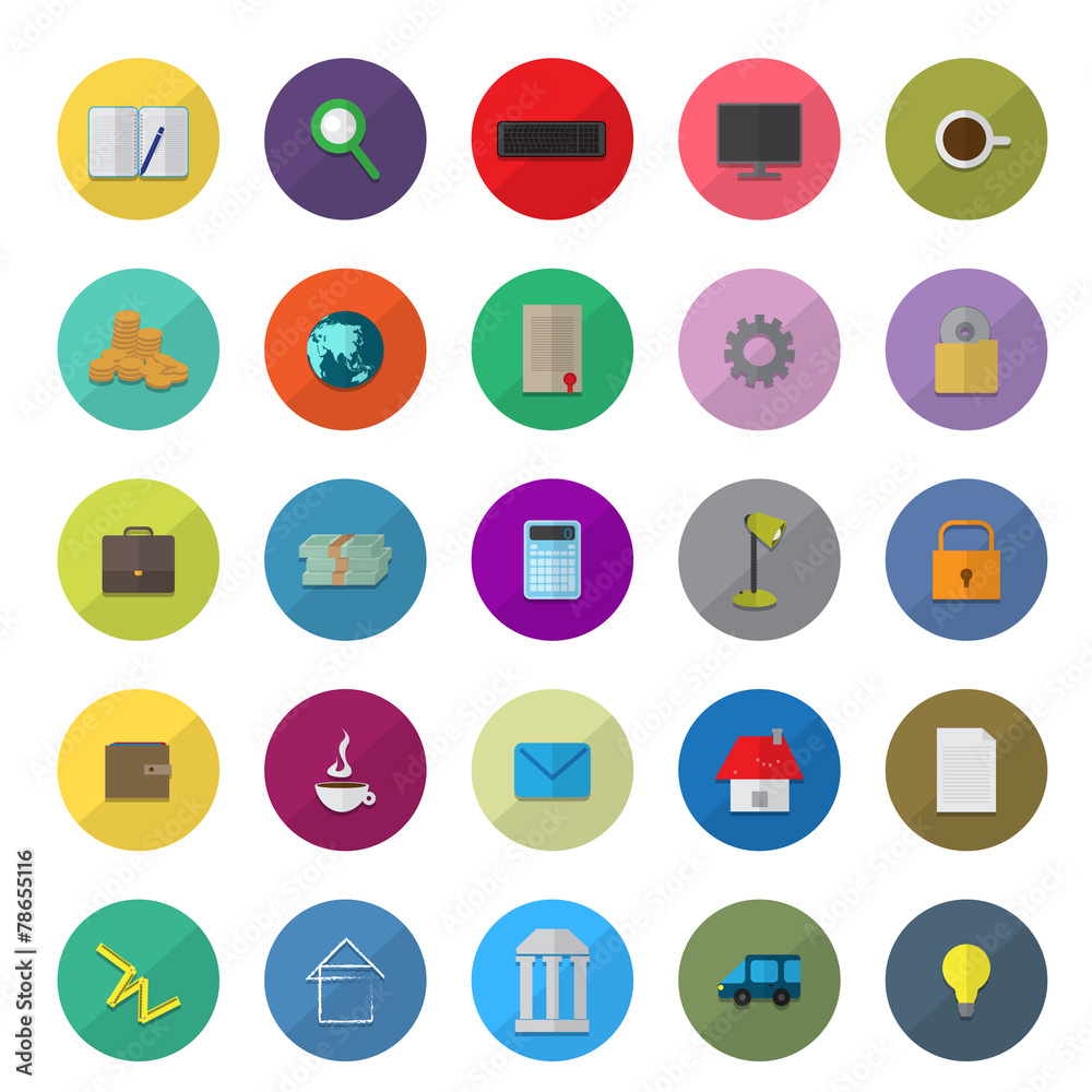 Flat Icons Collection - Isolated On White Background - Vector Illustration, Graphic Design Editable For Your Design Flat Icons Collection - Isolated On White Background - Vector Illustration, Graphic Design Editable For Your Design