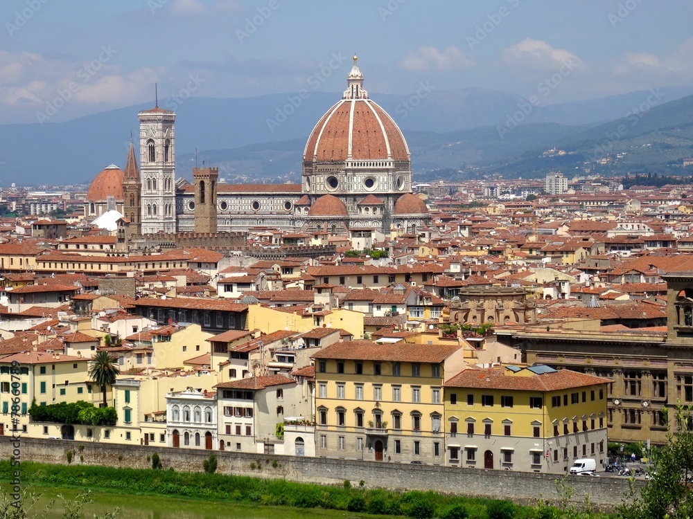 Florence, vue sur les toits - Italie