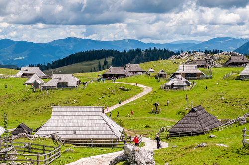 Velika planina in Slovenia photo