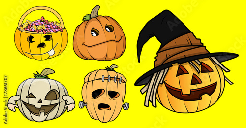 Jack-o'-lantern Vectors
