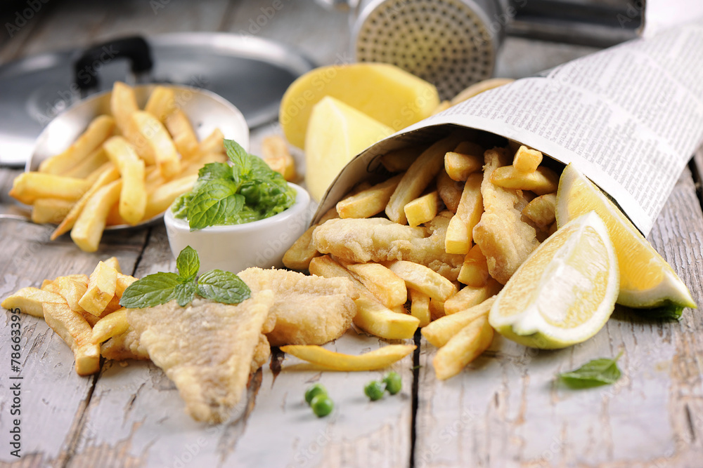 Fish and chips Fish and chips