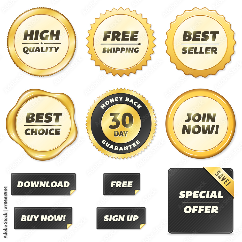 Gold Labels Gold Labels