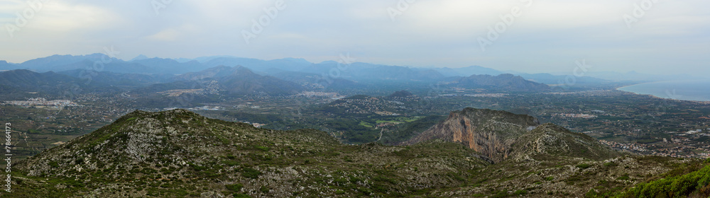 Panoramic view at Montgo