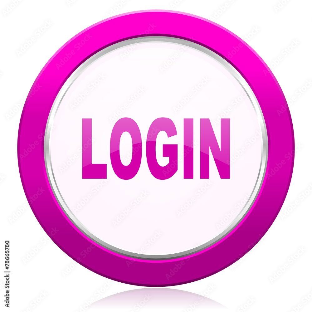 login violet icon