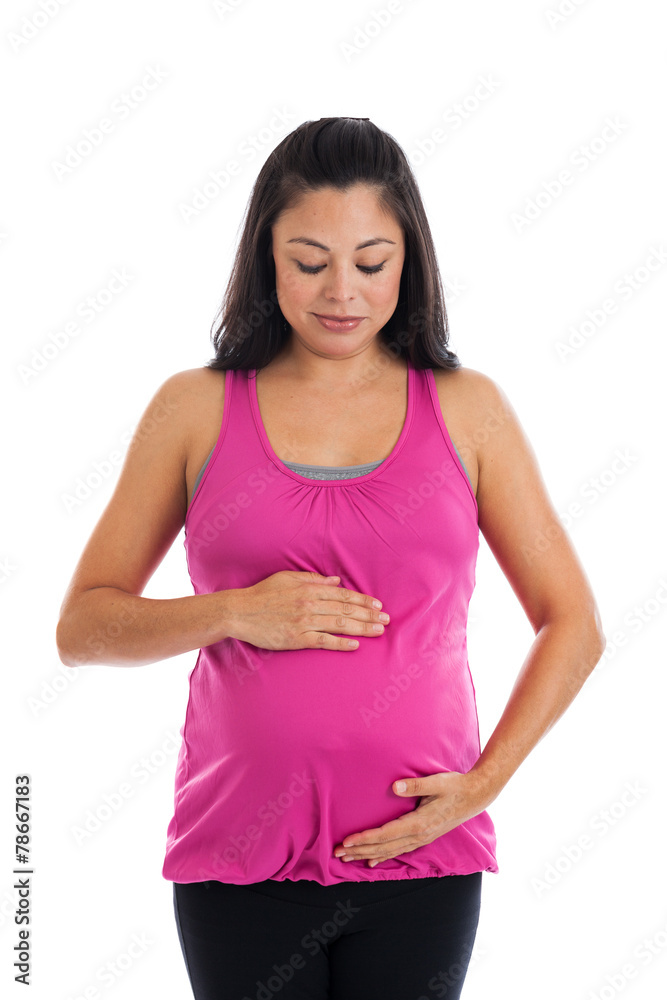 Fit pregnant woman portrait Fit pregnant woman portrait