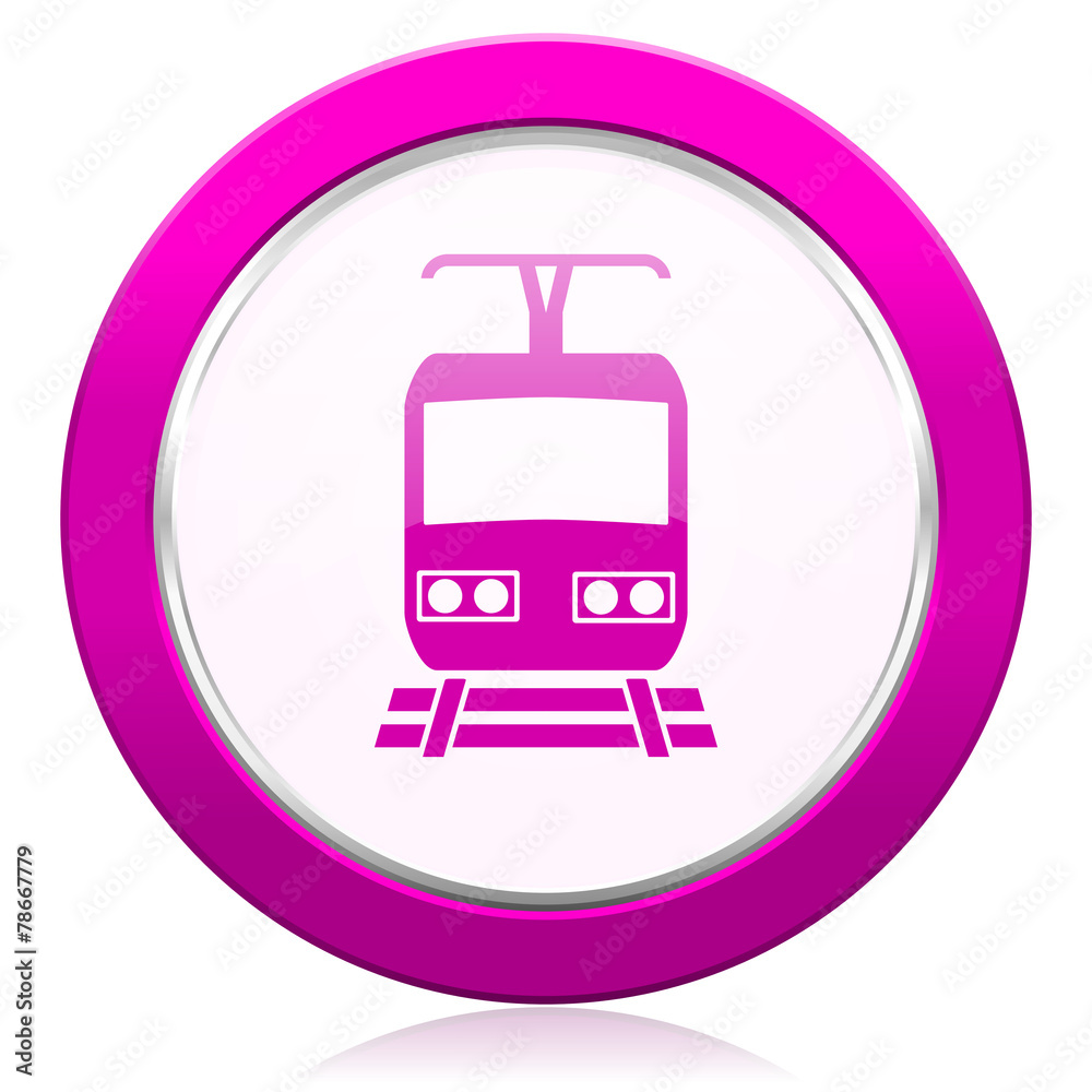 train violet icon public transport sign train violet icon public transport sign