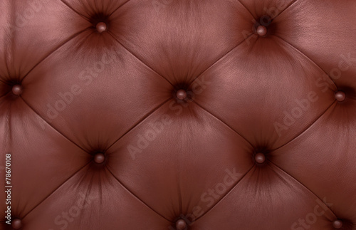 Leather with buttons