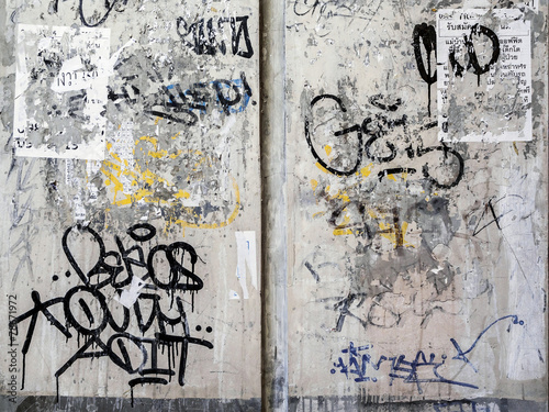 Grunge Wall Texture Background in Bangkok