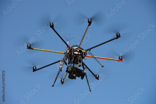 Fototapeta Naklejka Na Ścianę i Meble -  police unmanned aerial vehicle