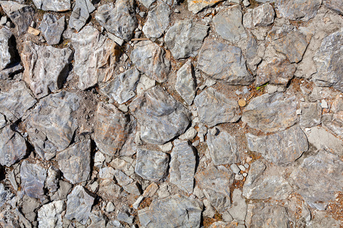 detail of cobblestone path