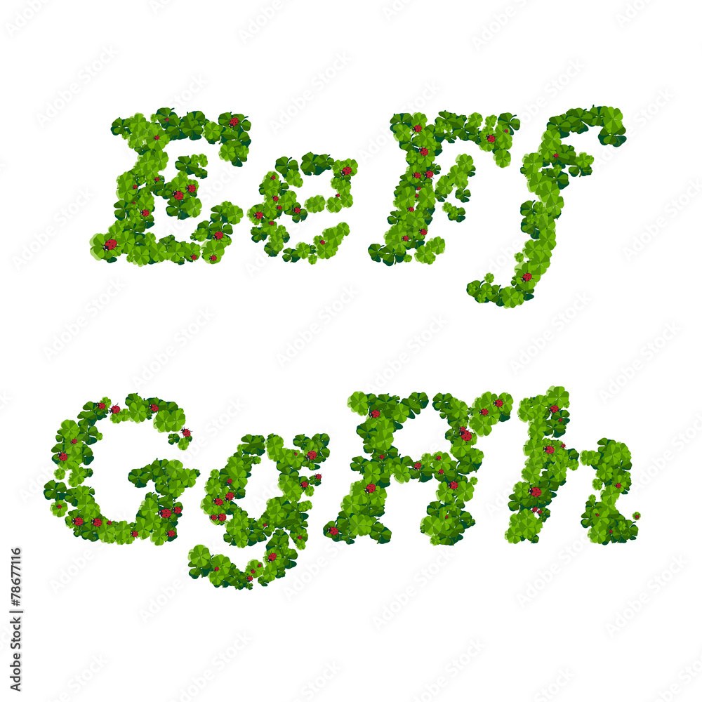 Saint Patrick's Day font