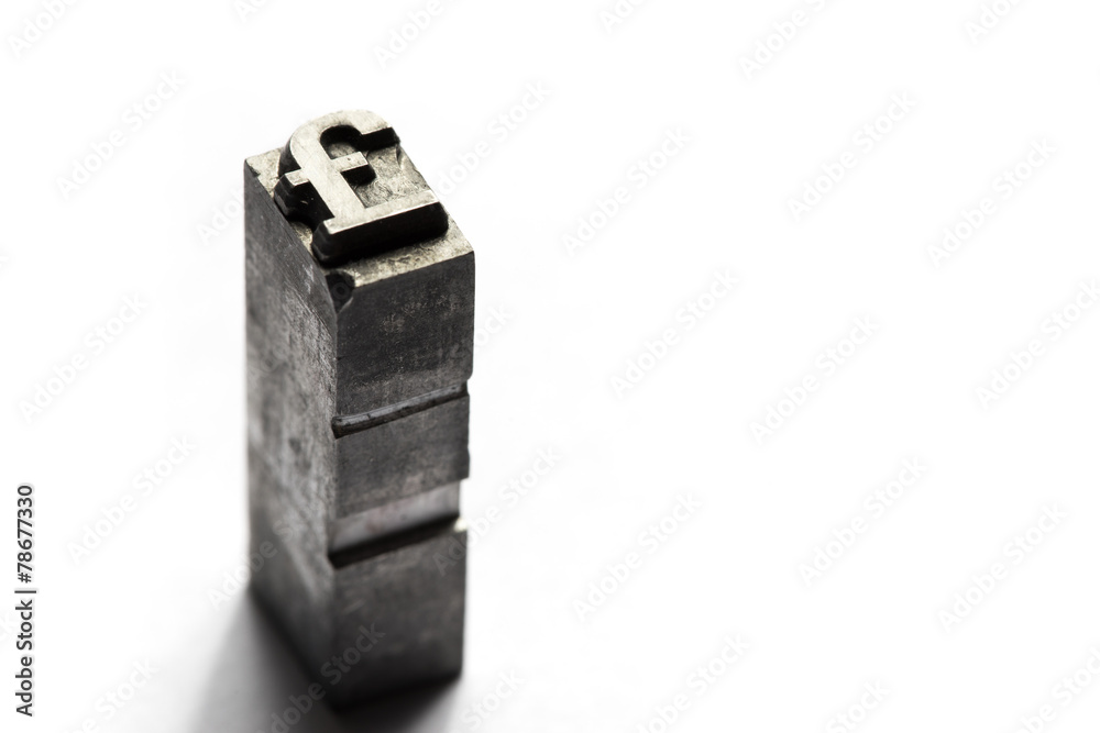 Dollar and Pound metal sign Dollar and Pound metal sign