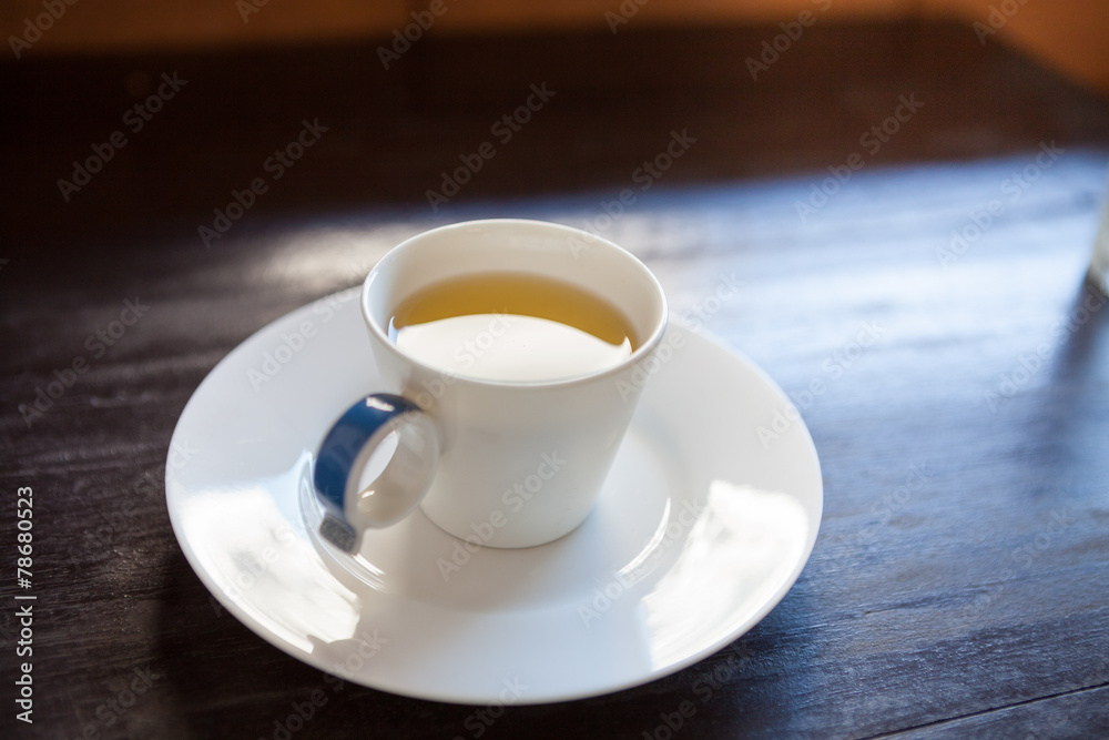 Fototapeta premium Cup of green tea