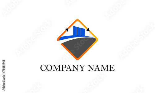 financial logo vector
