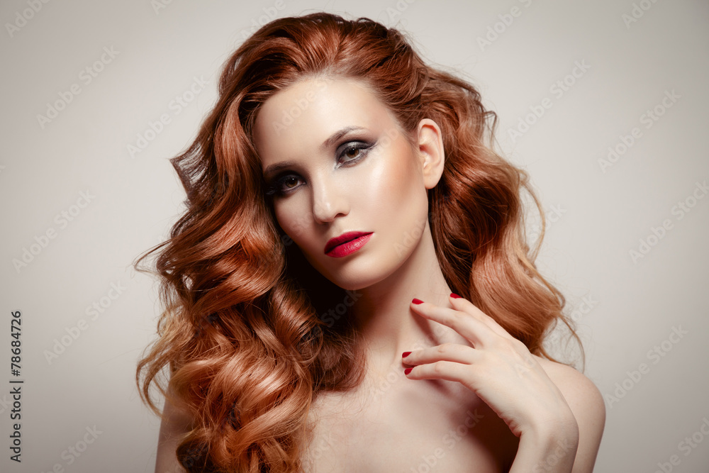 Beauty Portrait. Hairstyle