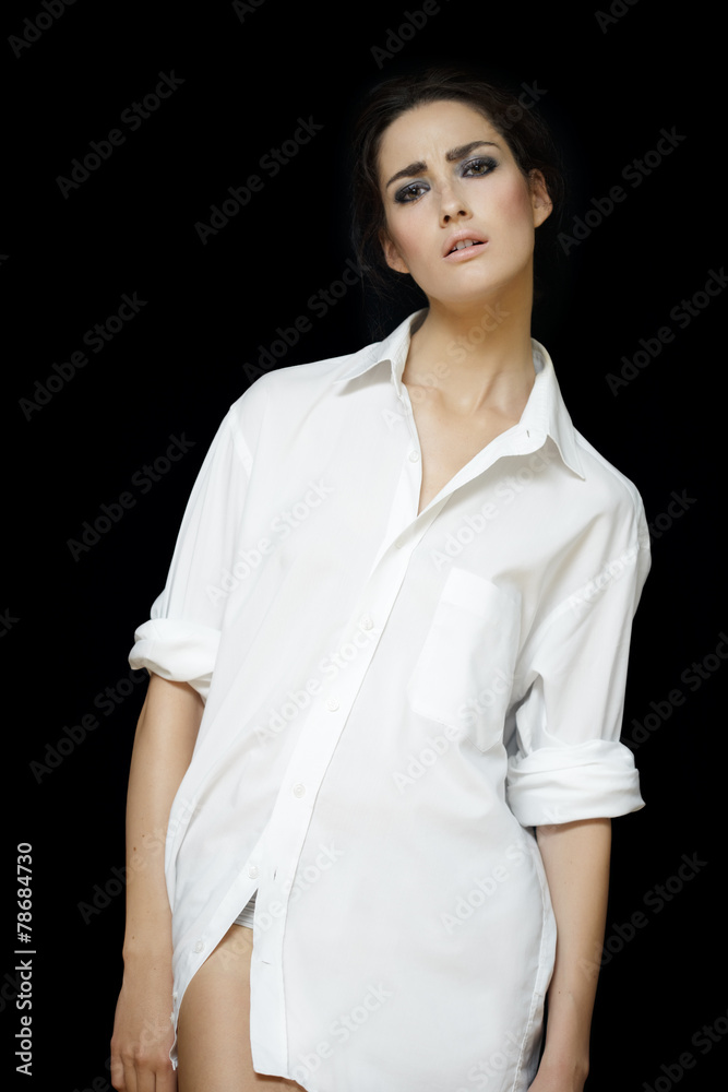 Woman In White Shirt Woman In White Shirt