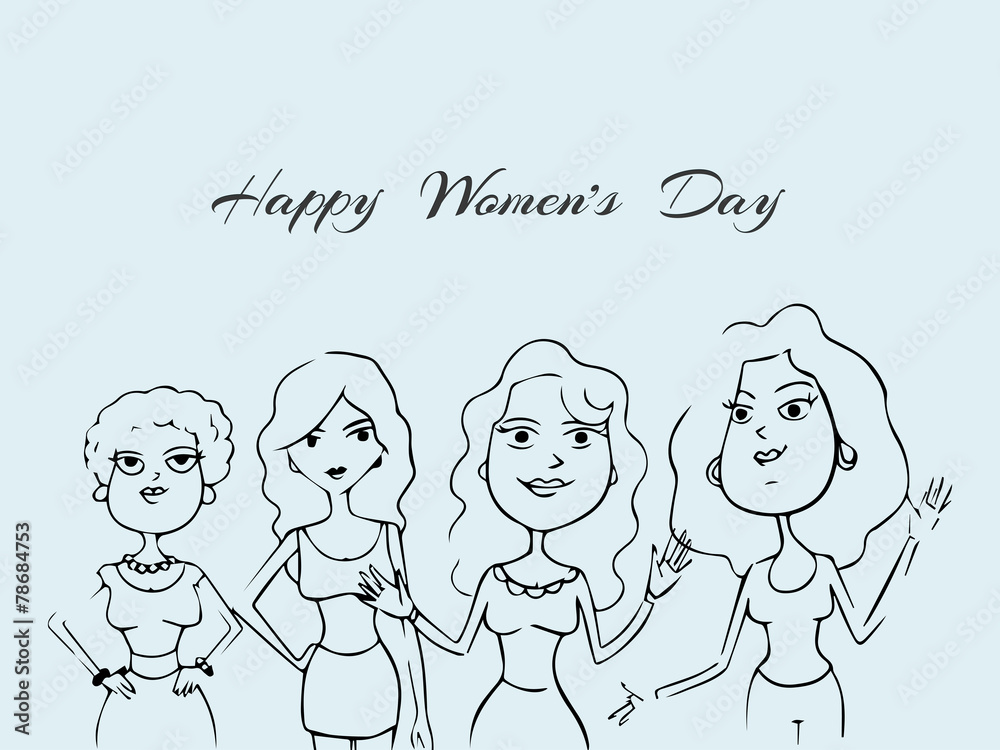 International Women's Day celebration with young girls.