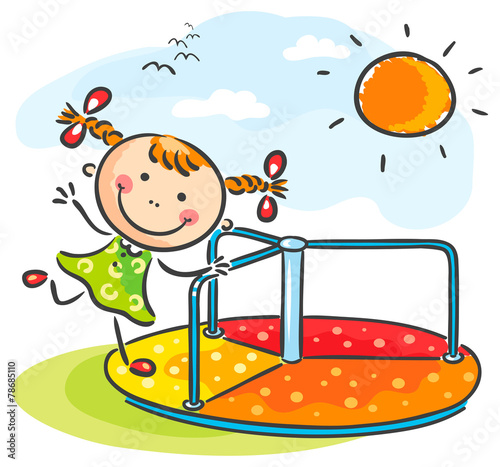 Girl at the playground