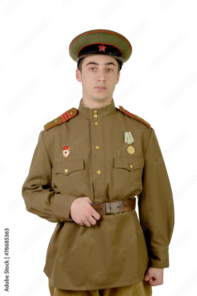 young Soviet officer during World War II young Soviet officer during World War II