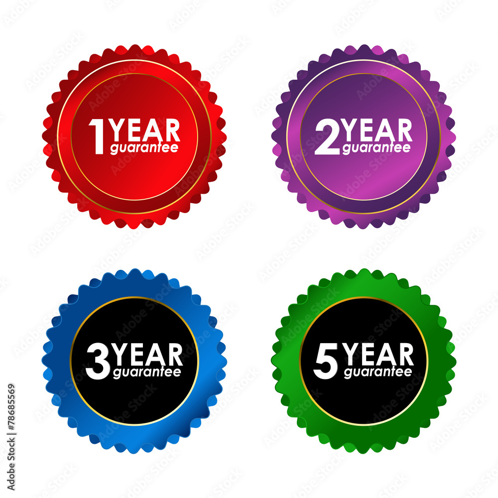 special vector guarantee sign, warranty label special vector guarantee sign, warranty label