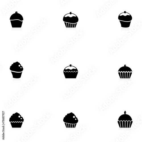 Cupcakes icons